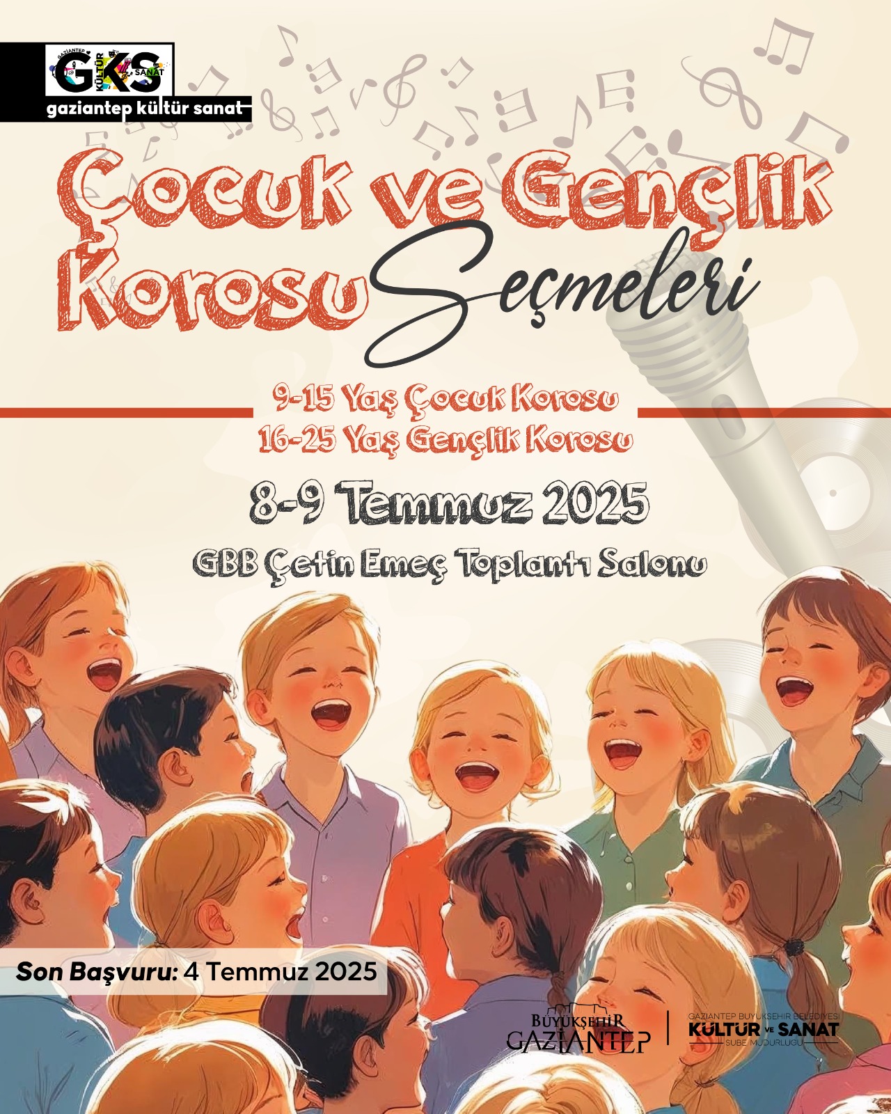 Çocuk ve Gençlik Korosu Seçmeleri