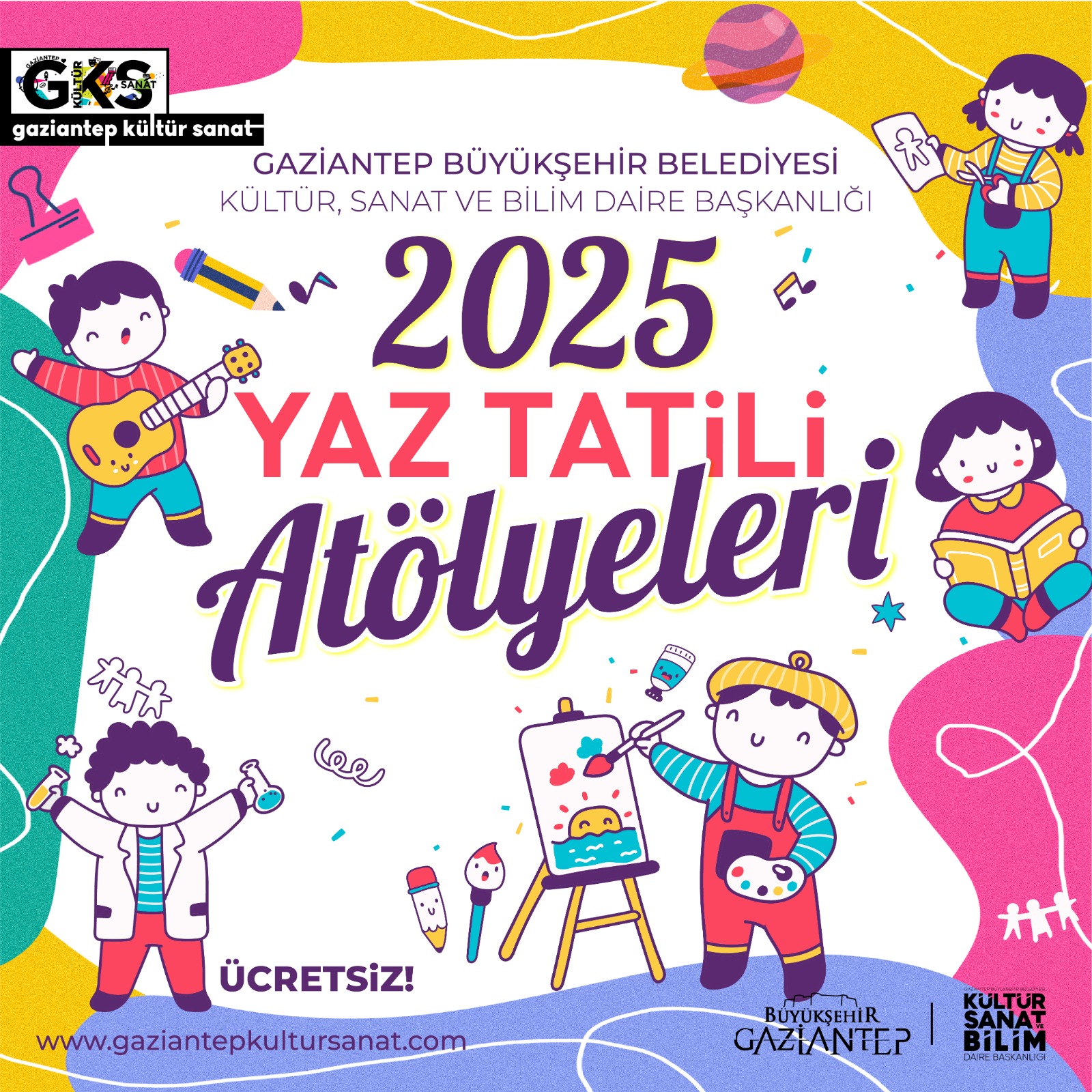 2025 Yaz Tatili Atölyeleri Başlıyor!