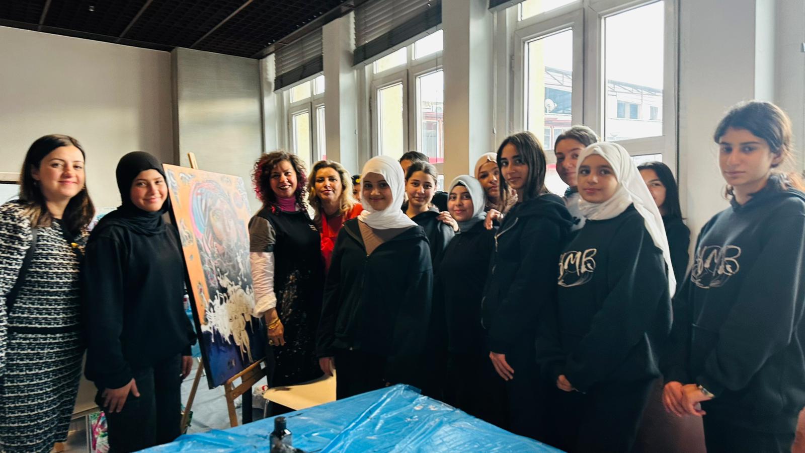 Öğrencilere Yönelik Sanat ve Sergi Tanıtım Programı Gerçekleştirildi