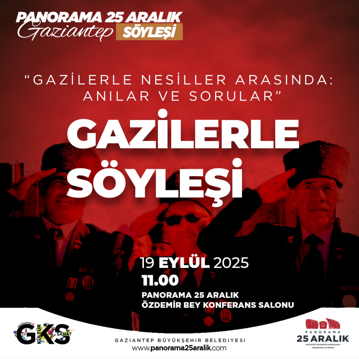 “GAZİLERLE NESİLLER ARASINDA: ANILAR VE SORULAR” 