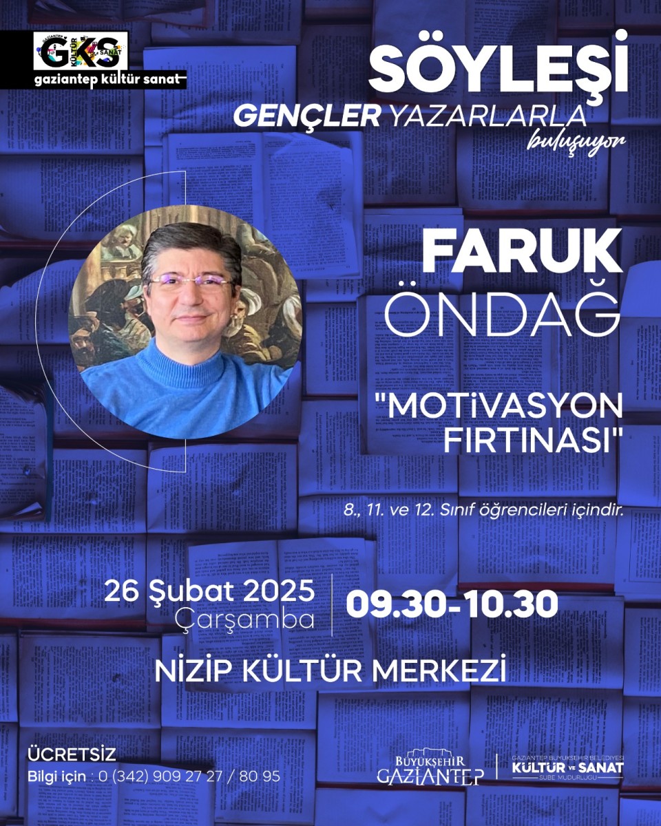 Gençler Yazarlarla Buluşuyor: Faruk Öndağ