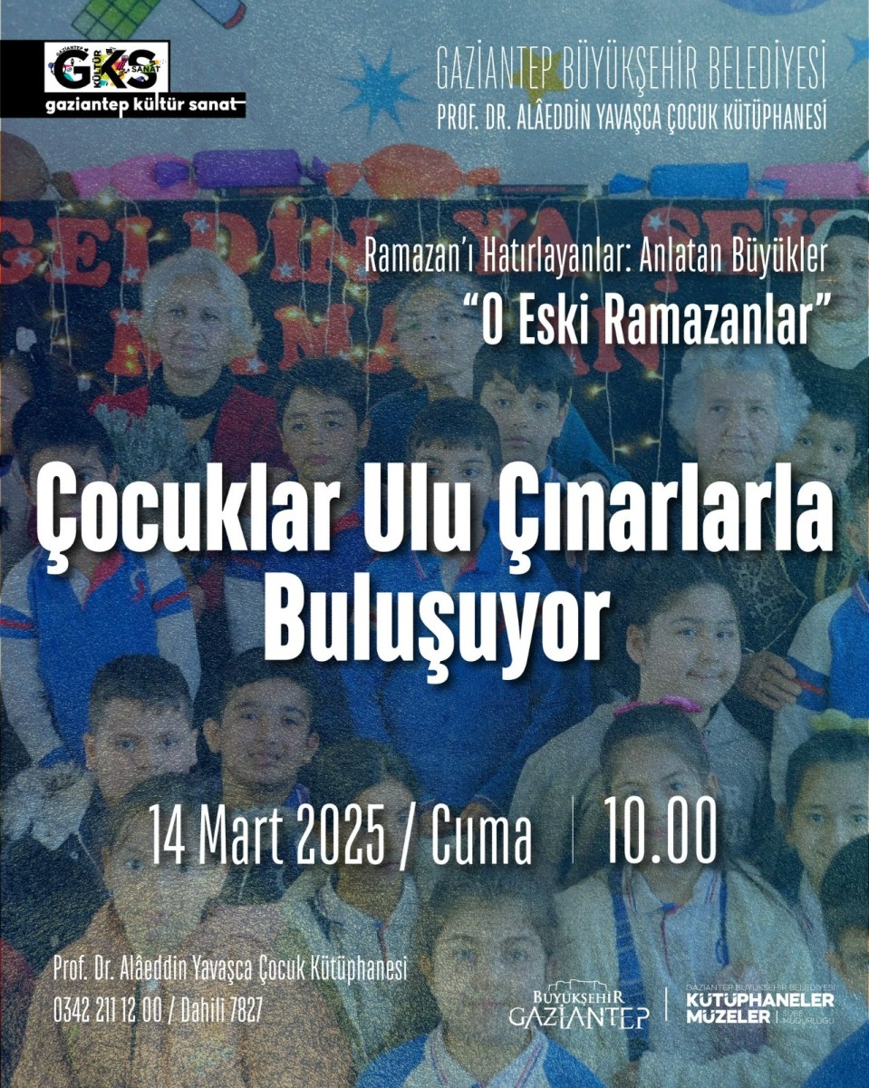 ÇOCUKLAR; ULU ÇINARLARLA BULUŞUYOR