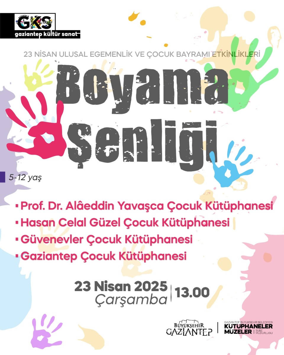 23 Nisan Özel Boyama Şenliği