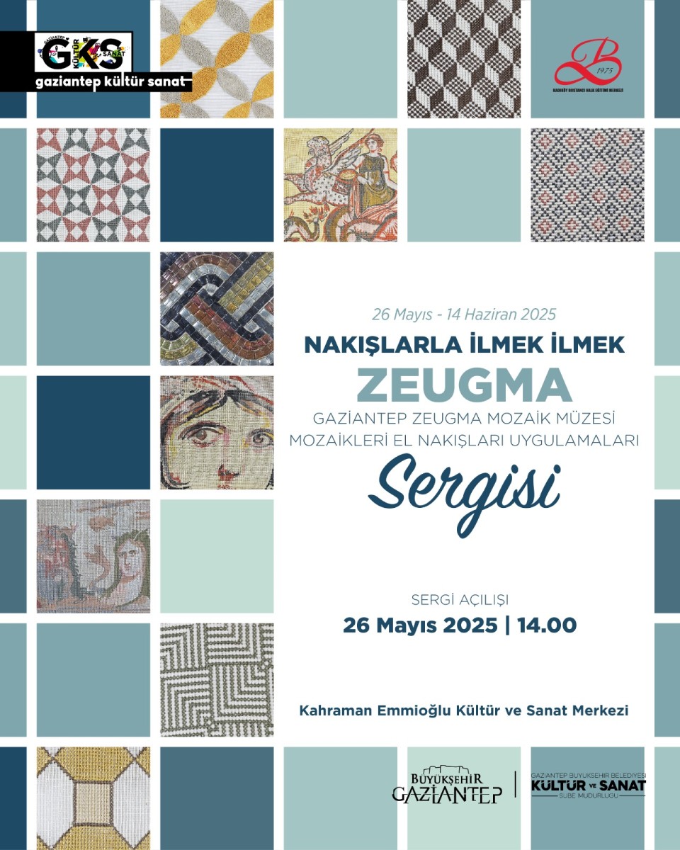''Nakışlarla İlmek İlmek Zeugma'' Sergisi Açılıyor