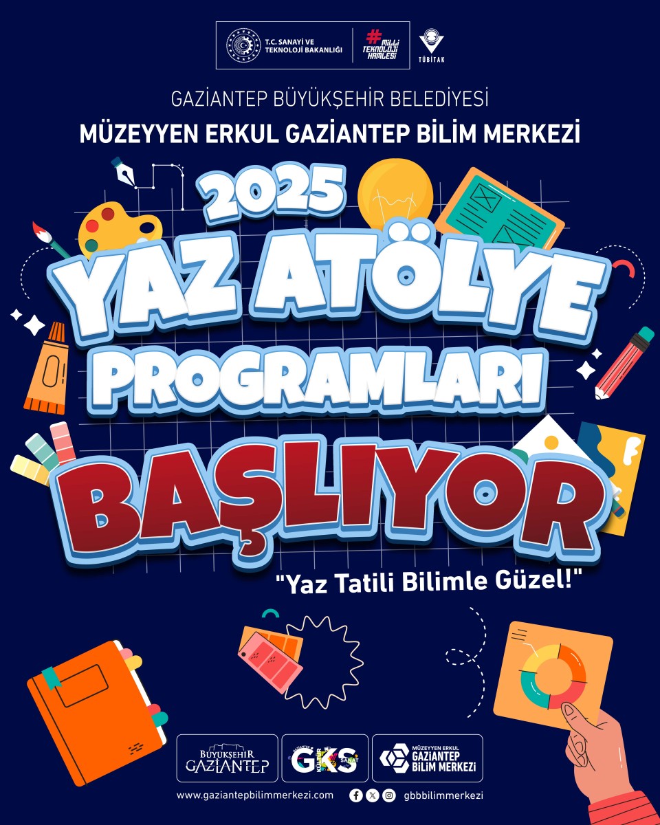 Yaz Atölye Programları Başlıyor