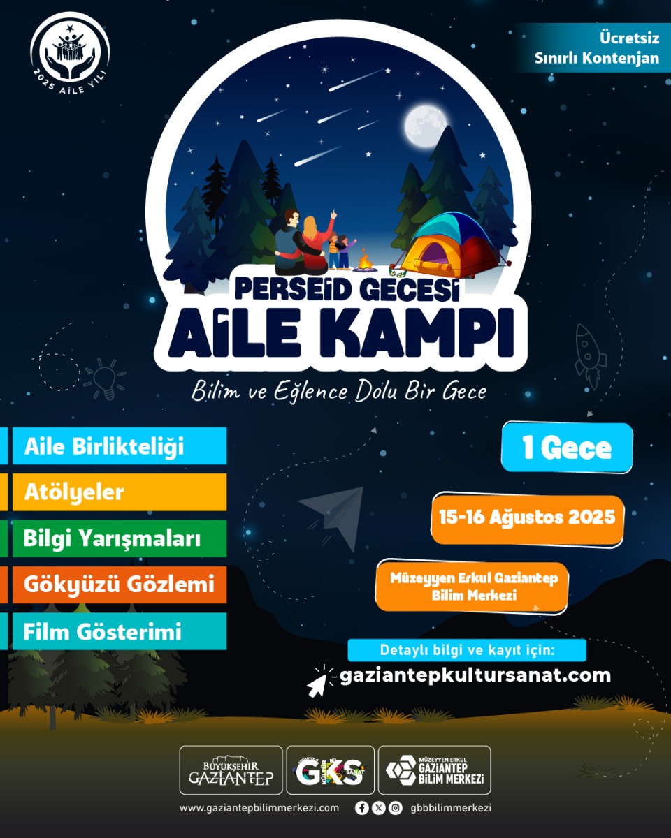 Perseid Gecesi Aile Kampı