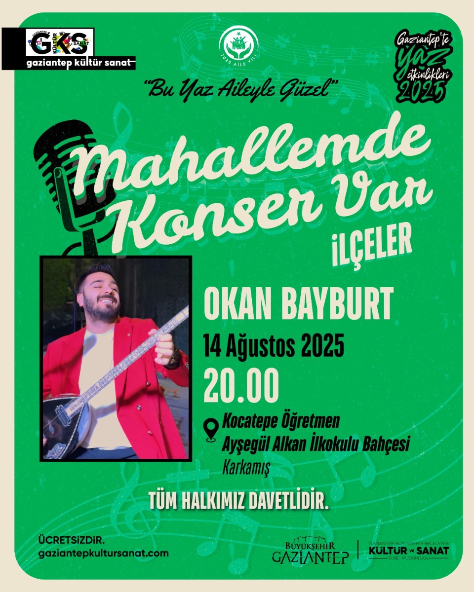 Mahallemde Konser Var / İlçeler: Okan Bayburt