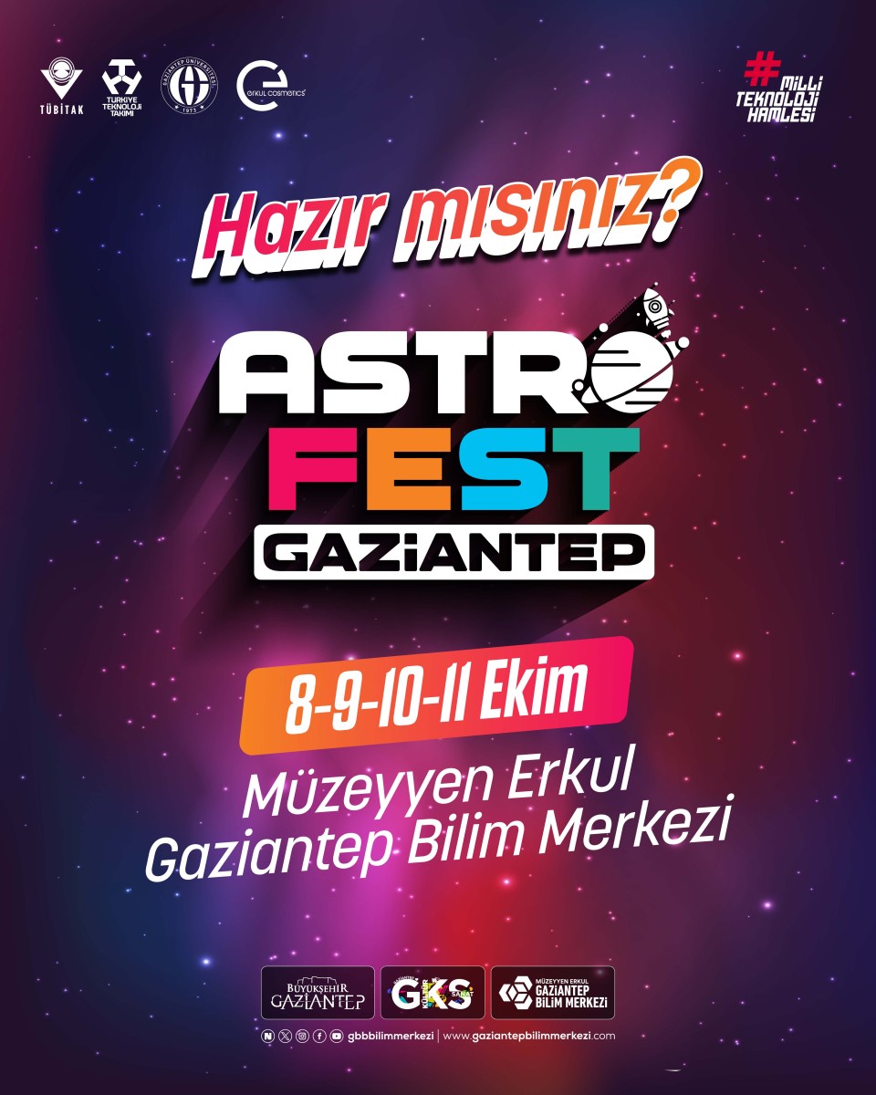 Astrofest Gaziantep Başlıyor