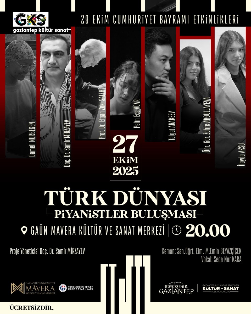 Türk Dünyası Piyanistler Buluşması Konseri