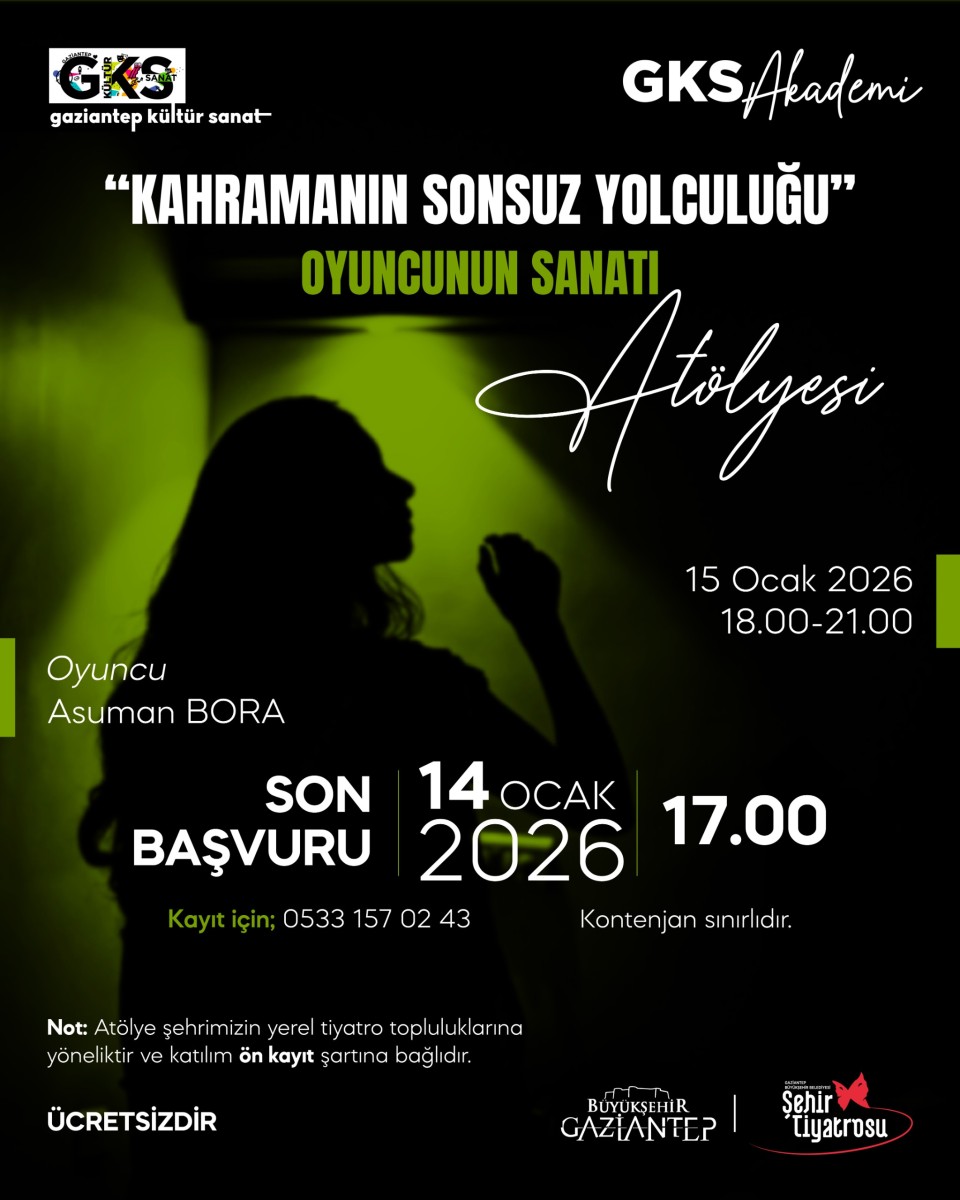  Kahramanın Sonsuz Yolculuğu – Oyuncunun Sanatı Atölyesi.