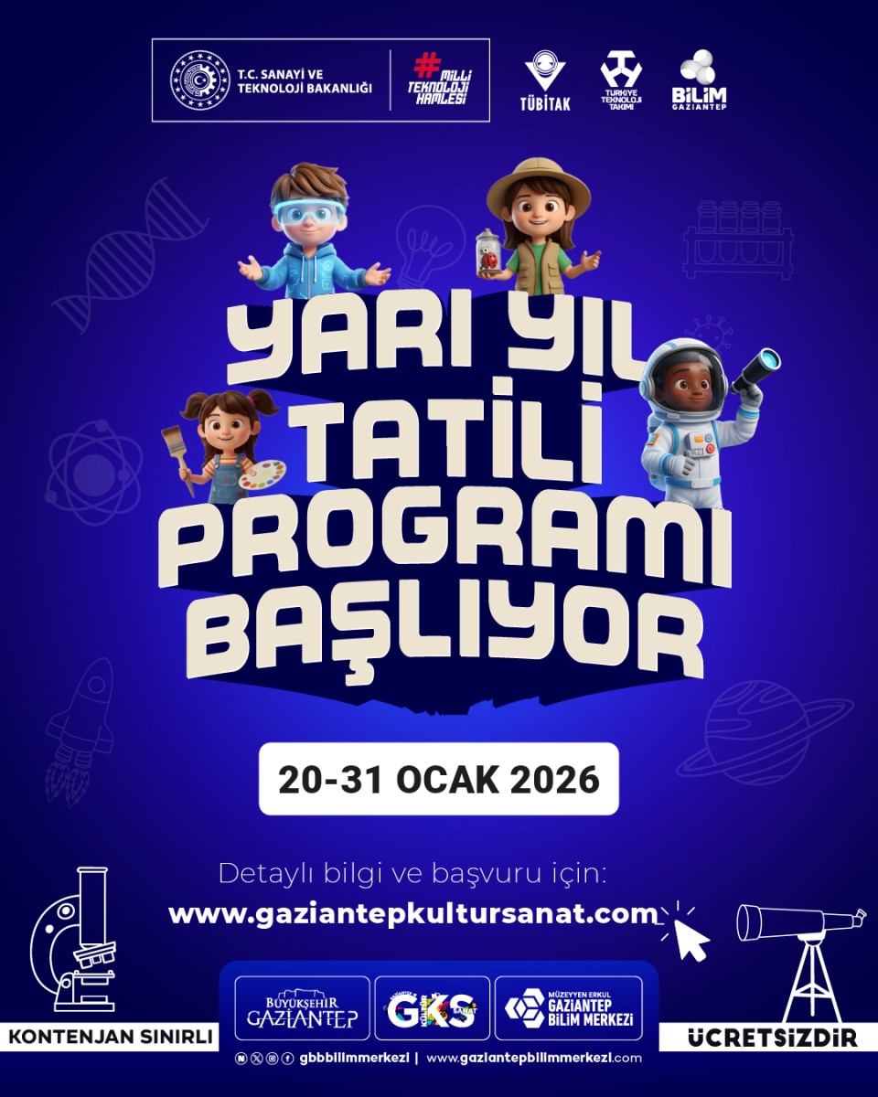 GKS - Yarıyıl Tatili Etkinlikleri Başlıyor!