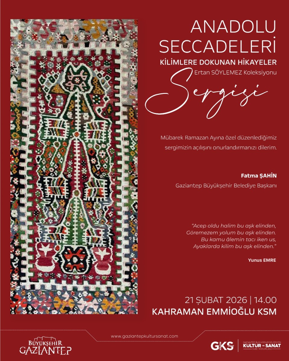 ''ANADOLU SECCADELERİ: KİLİMLERE DOKUNAN HİKAYELER'' SERGİSİ SANATSEVERLERLE BULUŞUYOR
