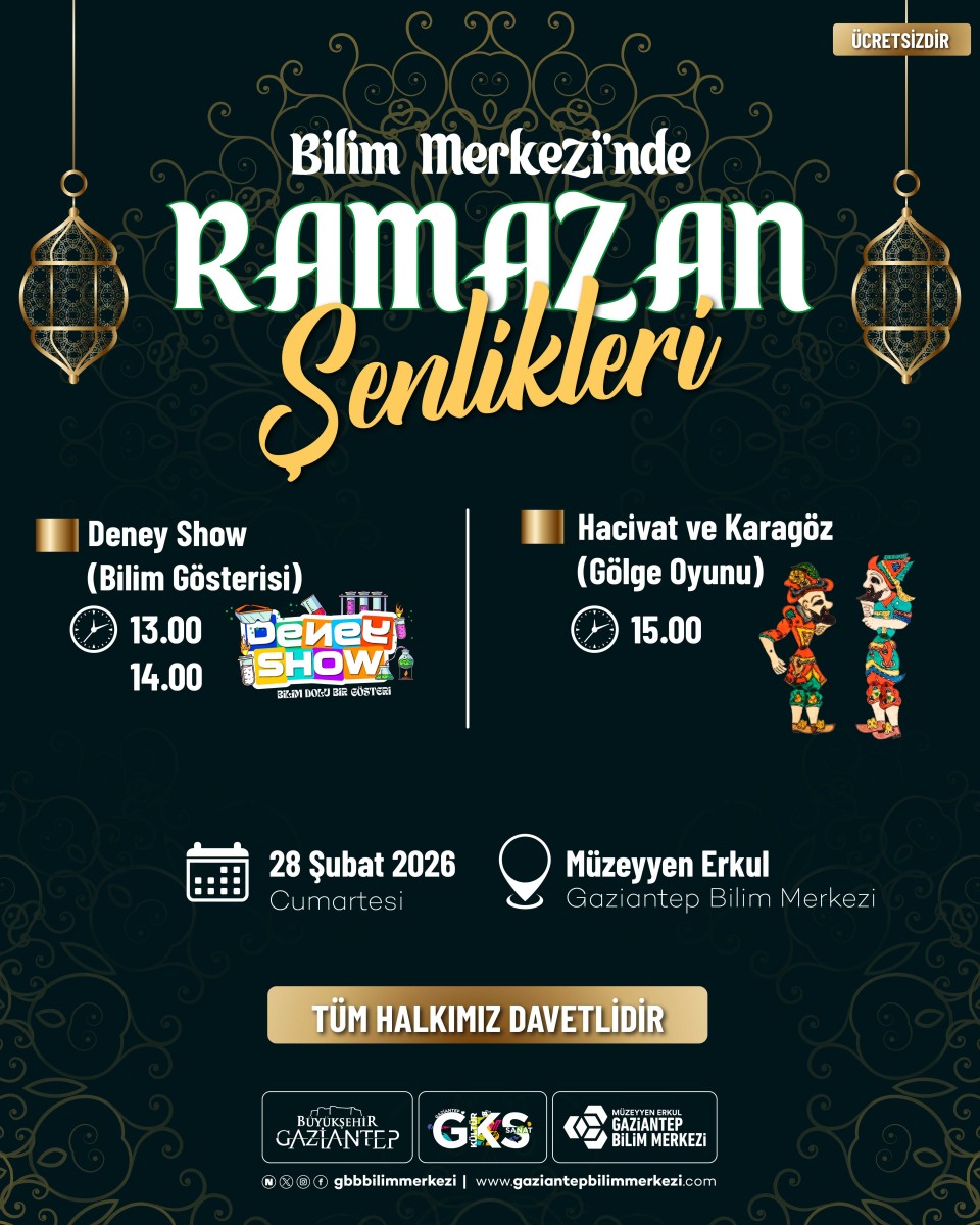 Bilim Merkezi'nde Ramazan Şenlikleri