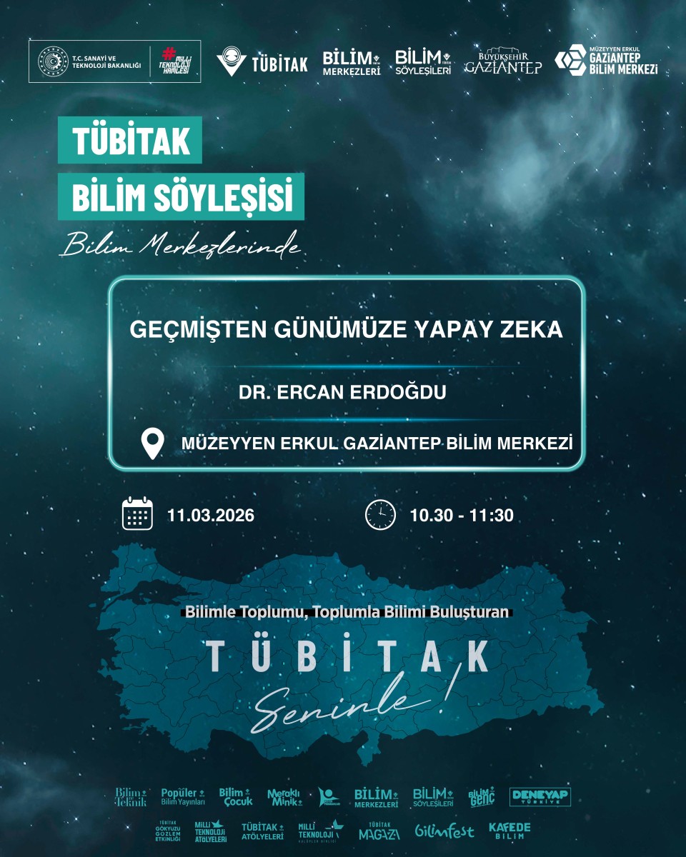 Tübitak Bilim Söyleşisi Dr. Ercan Erdoğdu 