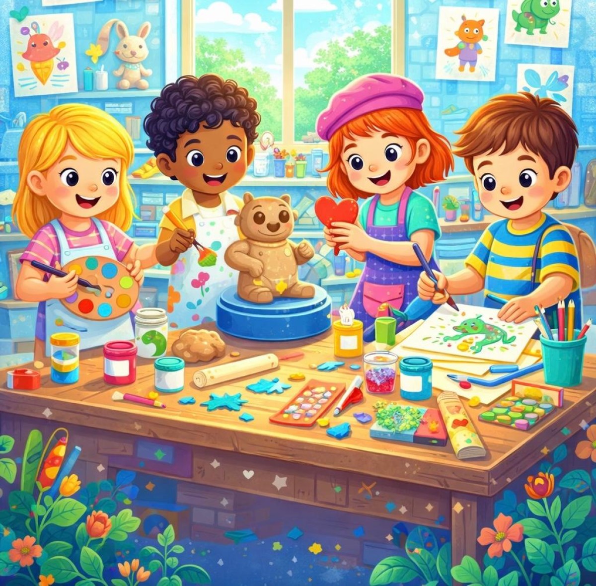 23 Nisan Çocuk Şenliği Sanat Atölyeleri