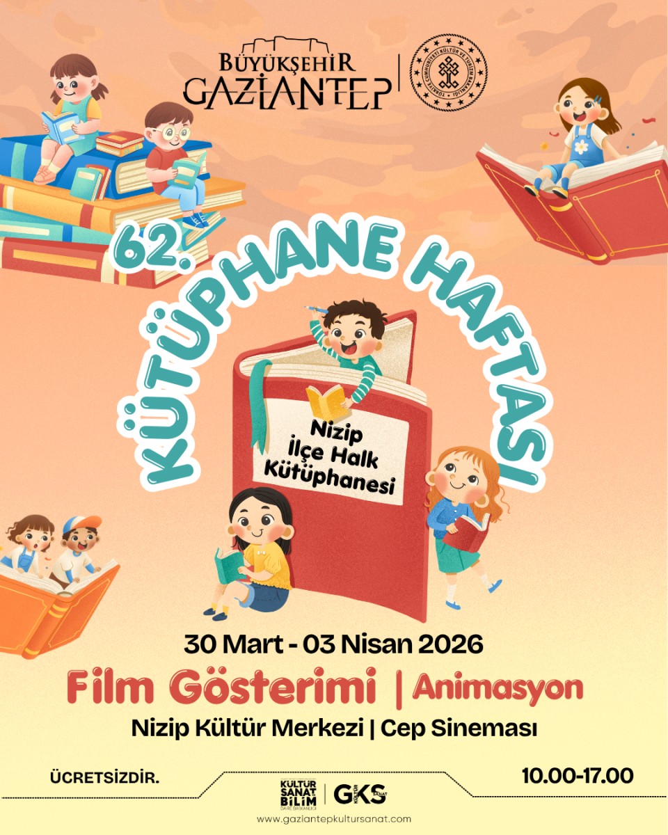 62. Kütüphane Haftası’nda Çocuklara Özel Sinema Keyfi