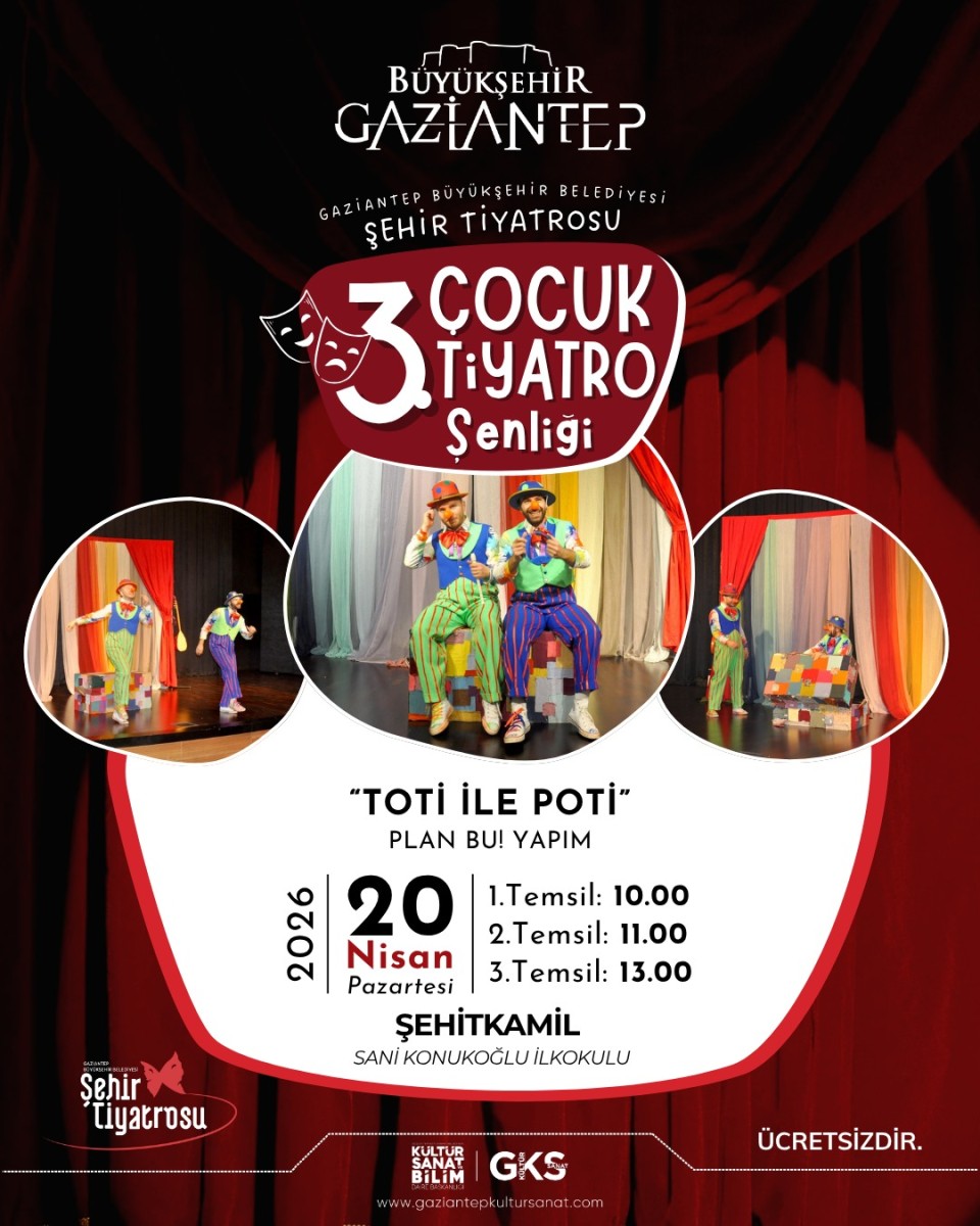 Plan Bu Yapım' 'TOTİ İLE POTİ 'Oyunu Gösterimi.