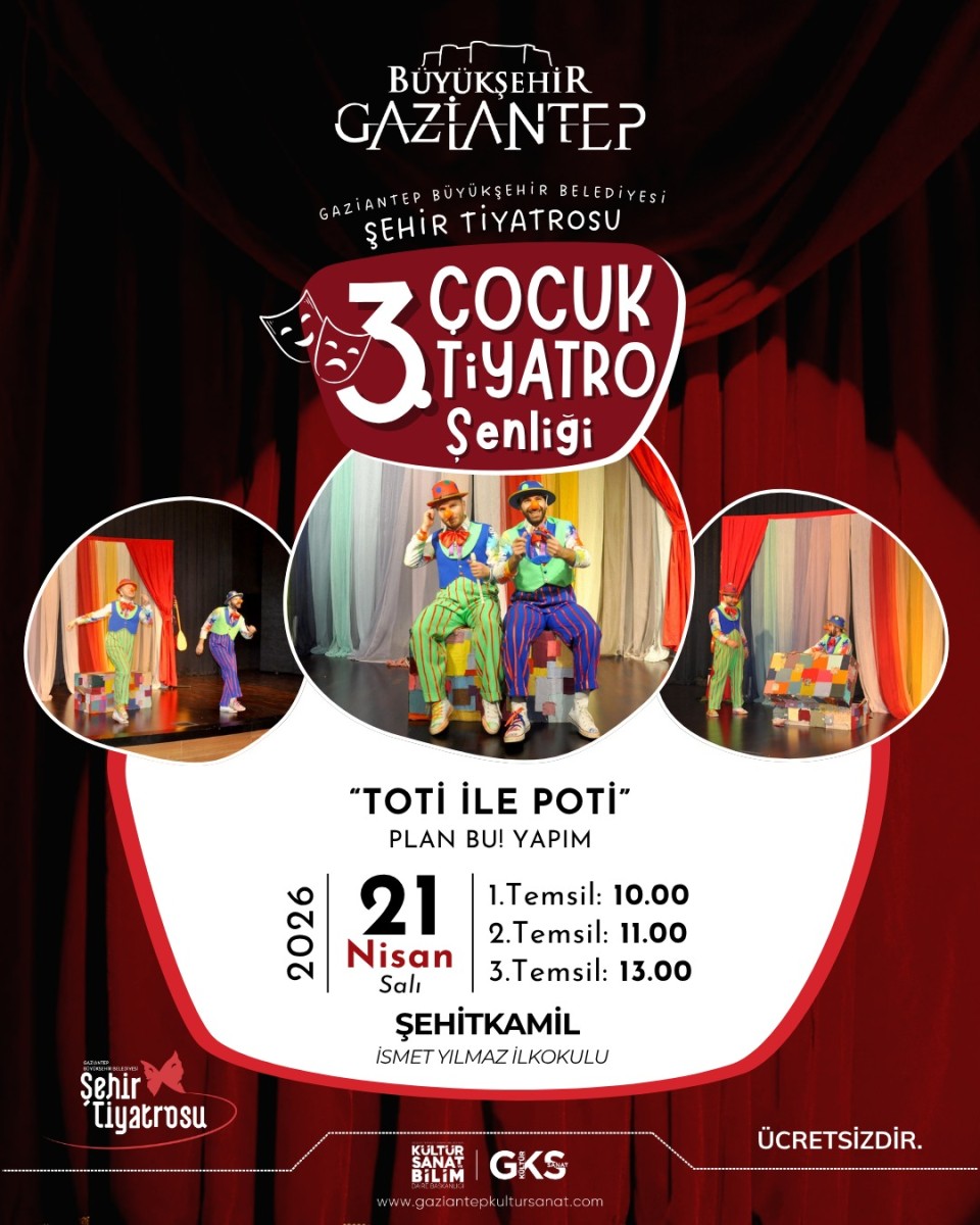 Plan Bu Yapım' 'TOTİ İLE POTİ 'Oyunu Gösterimi.