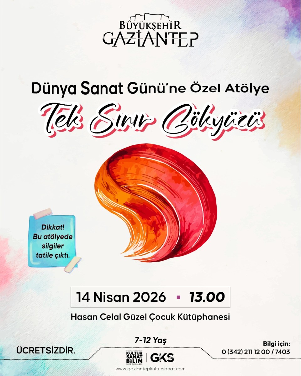 Dünya Sanat Günü’ne Özel Yaratıcı Atölye