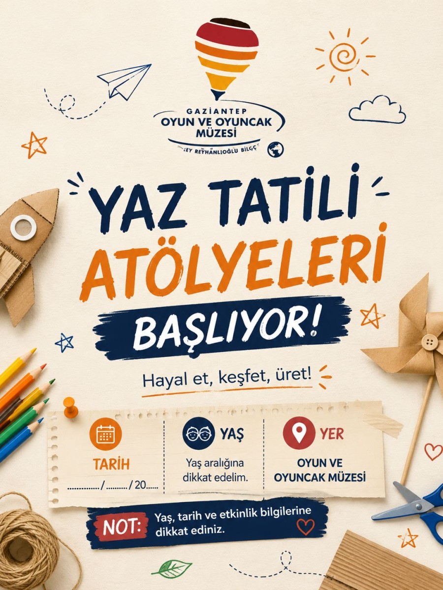 YAZ TATİLİ ATÖLYESİ GERİ DÖNÜŞÜM (YETİŞKİN 20+ YAŞ)