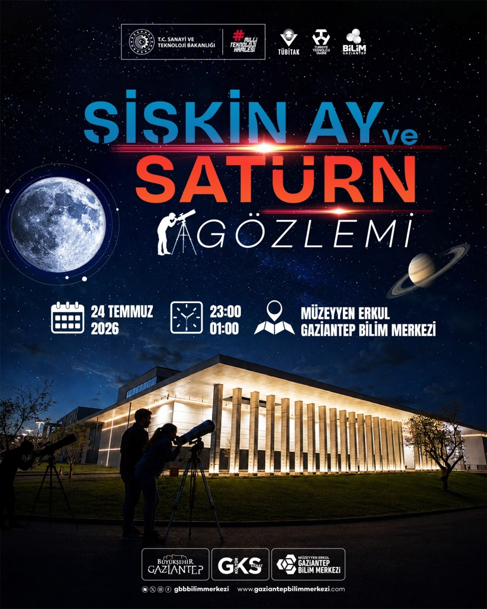 GKS - Şişkin Ay Ve Satürn Gözlemi