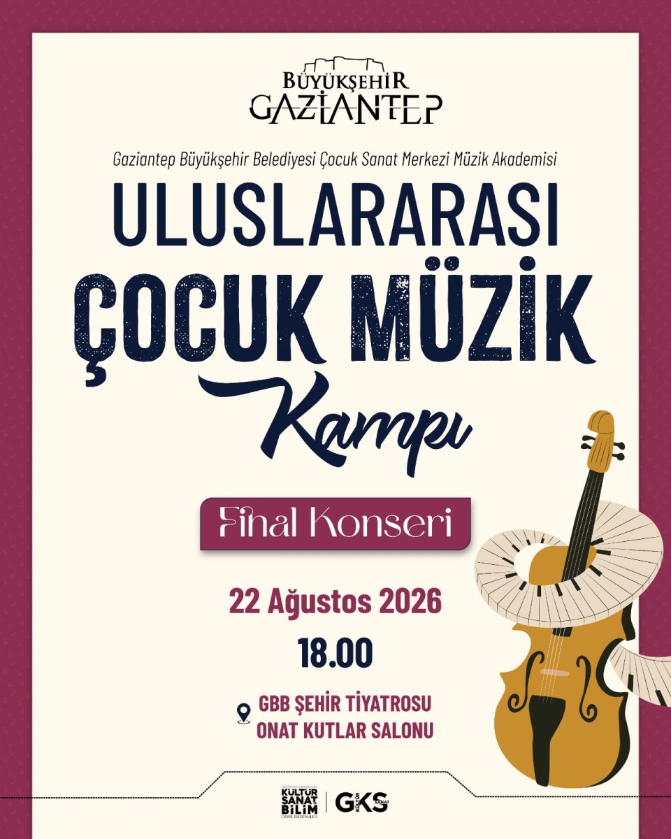 ÇOCUK SANAT MERKEZİ ULUSLARARASI ÇOCUK MÜZİK KAMPI