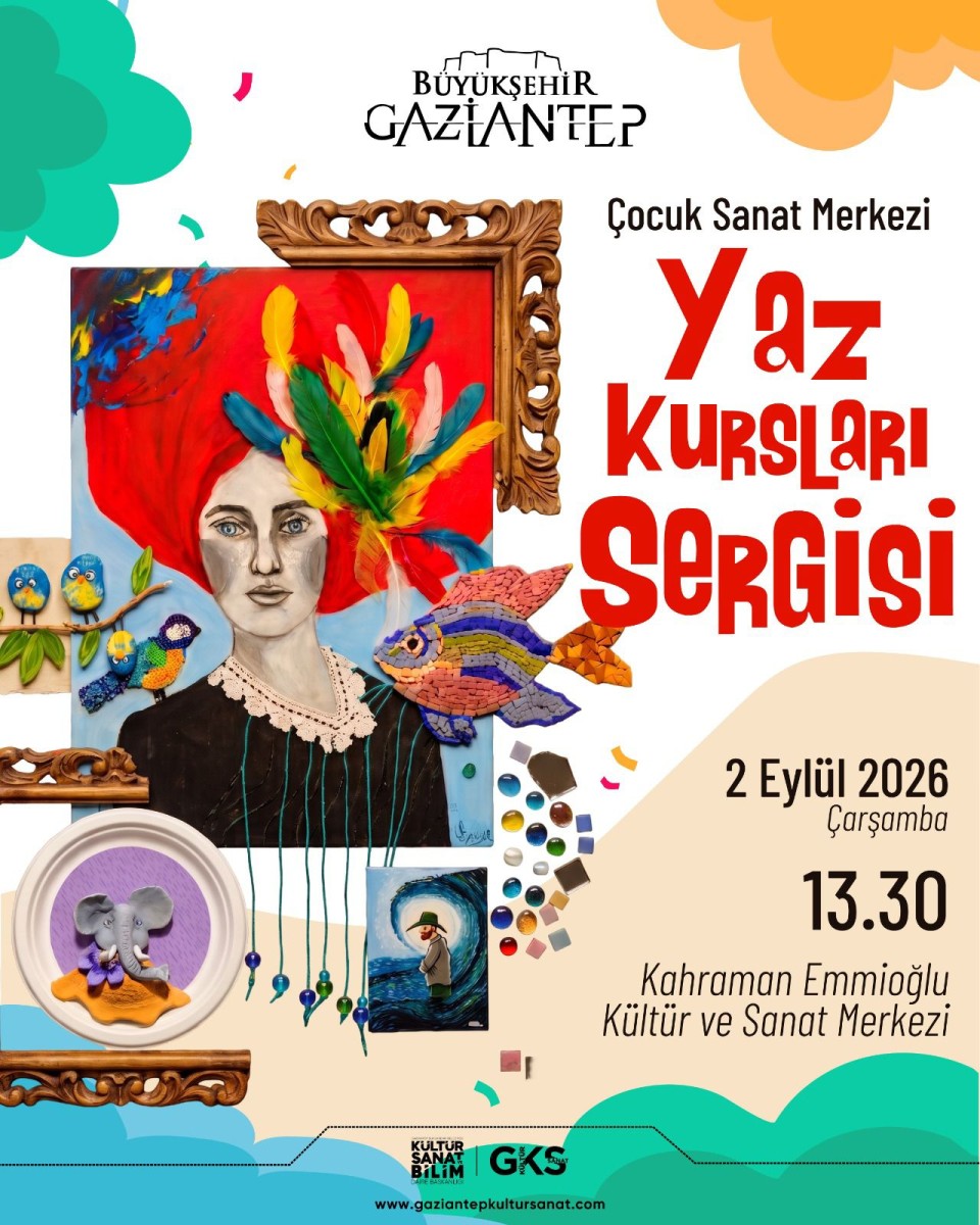 ÇOCUK SANAT MERKEZİ YAZ  KURSLARI SERGİSİ