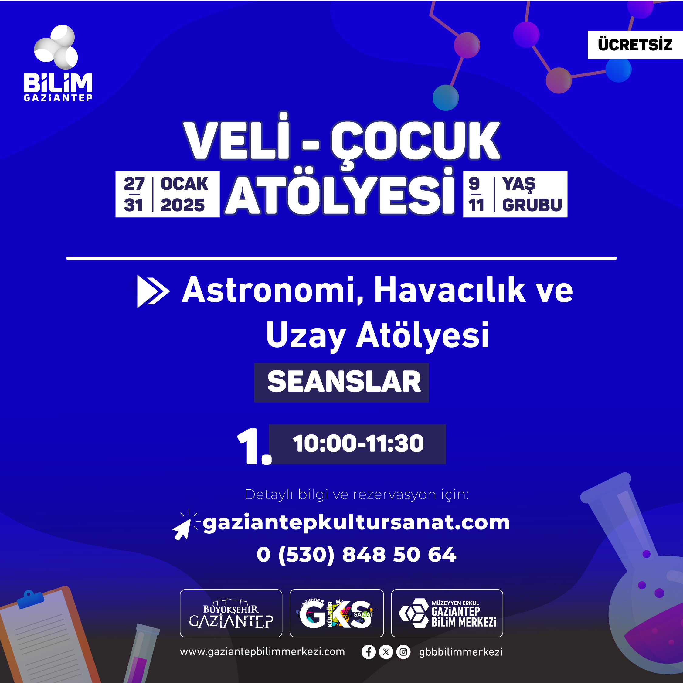 ASTRONOMİ, HAVACILIK VE UZAY ATÖLYESİ