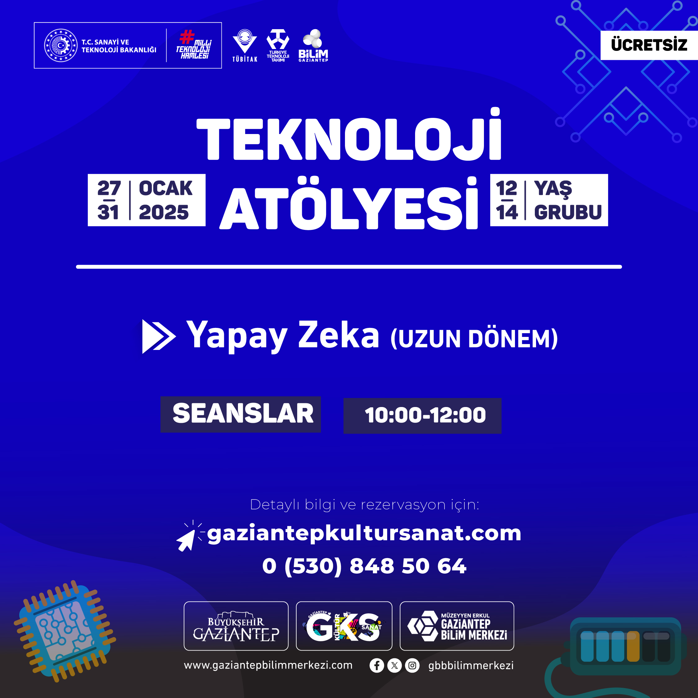 TEKNOLOJİ ATÖLYESİ - YAPAY ZEKA (12-14 YAŞ GRUBU)