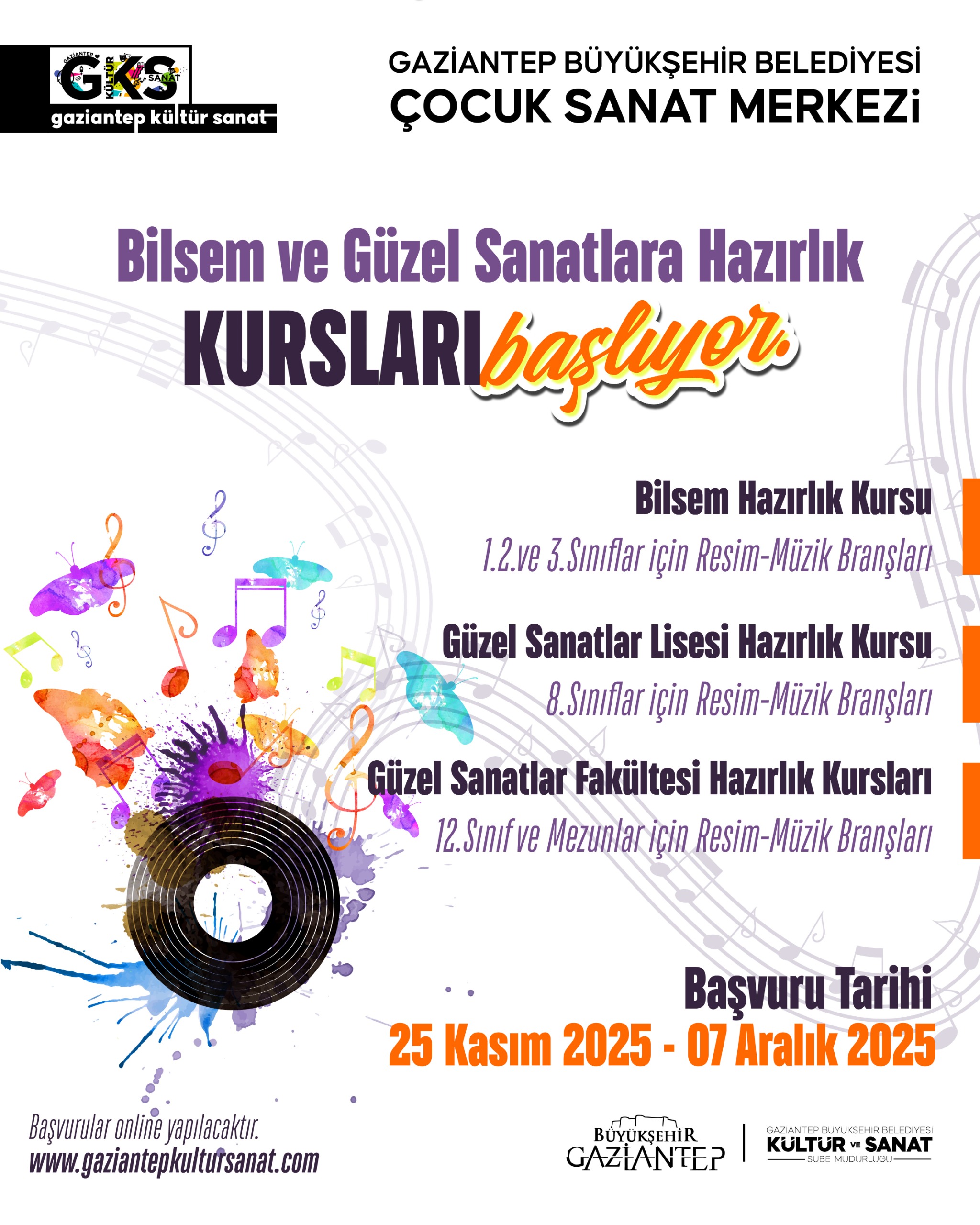 ÇOCUK SANAT MERKEZİ KONSERVATUVARA HAZIRLIK-RESİM KURSU