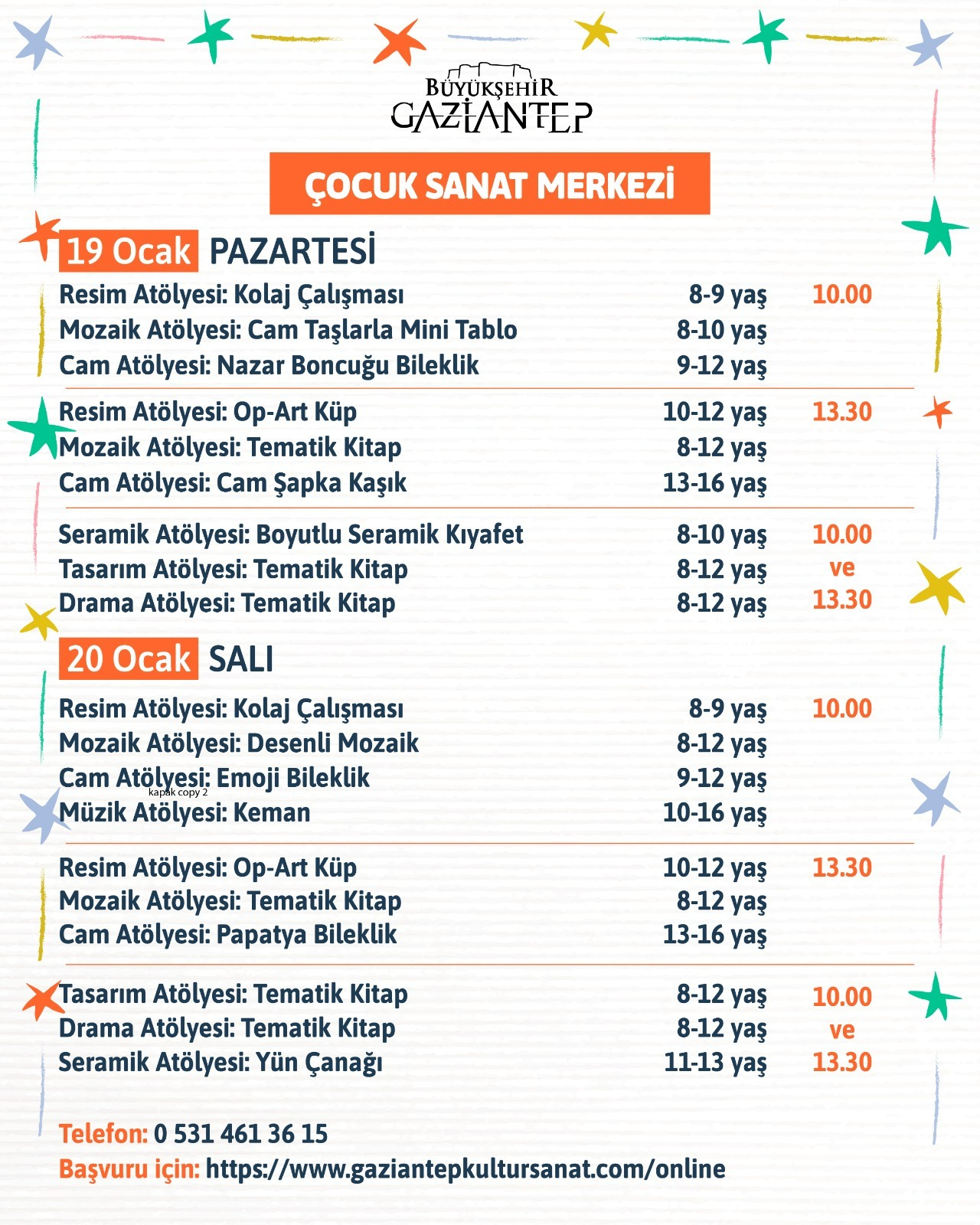 ÇOCUK SANAT MERKEZİ 