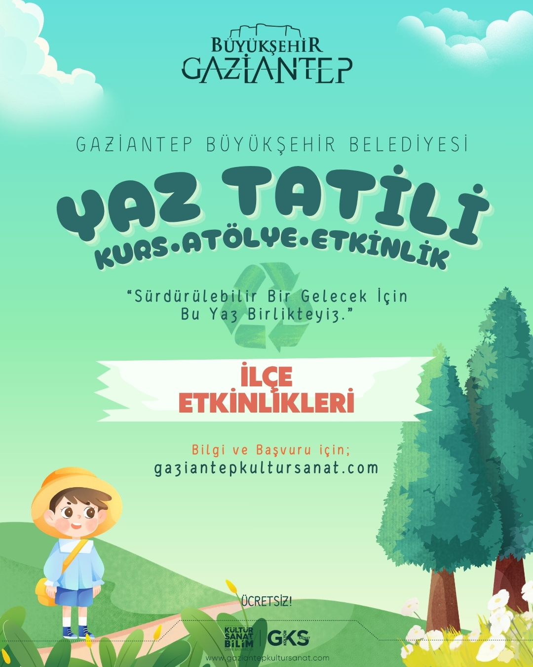 Nizip Kültür Merkezi Yaz Kursları Bilim Atölyeleri Her Hafta Bir Keşif:  6-14 Yaş Grubu 19 Ağustos