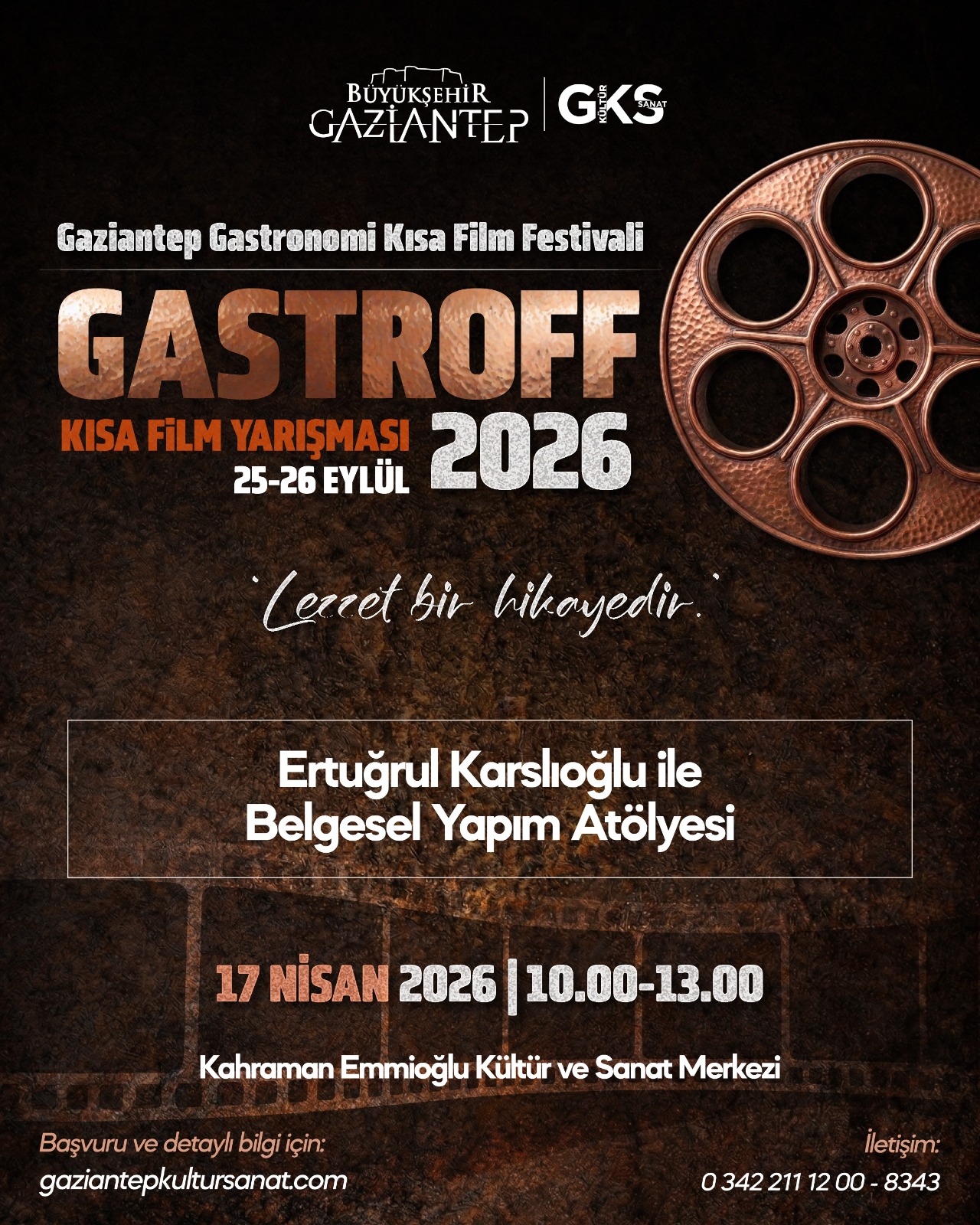 🎬 GASTROFF 2026 – Belgesel Yapım Atölyesi