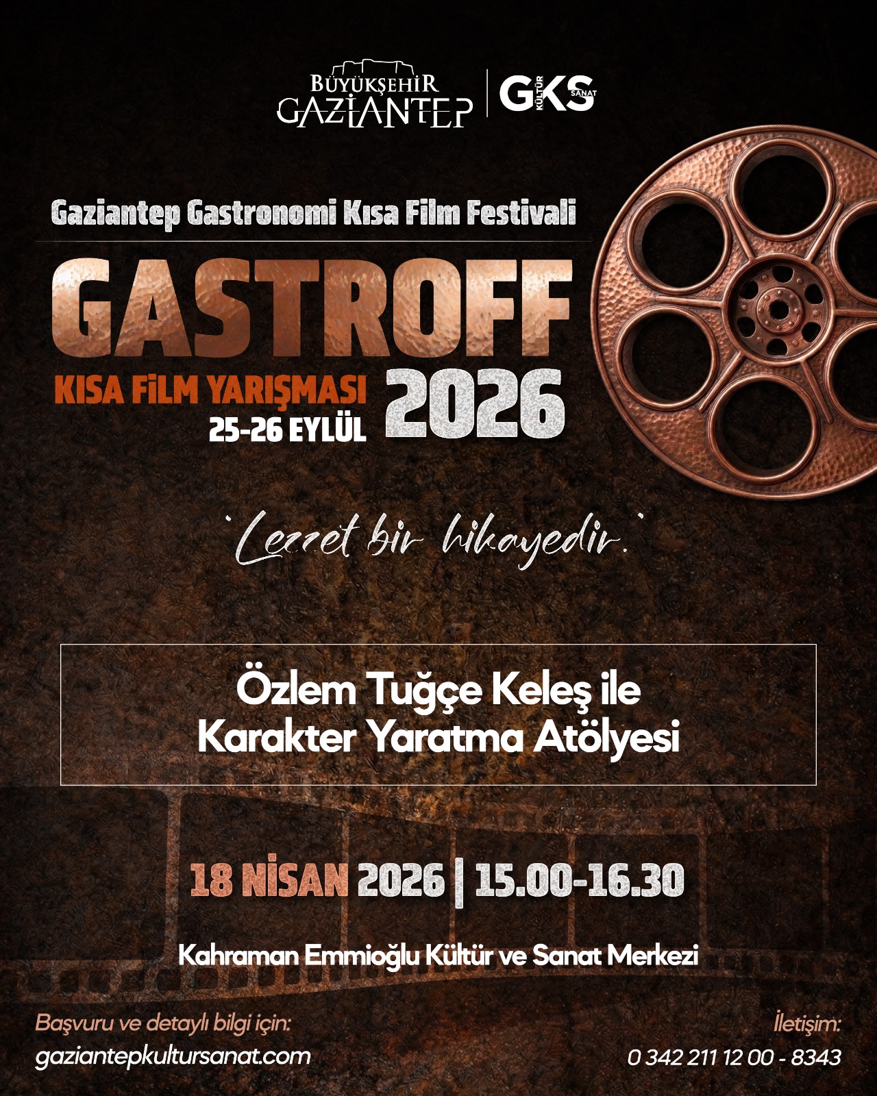 🎬 GASTROFF 2026 - Karakter Yaratma Atölyesi