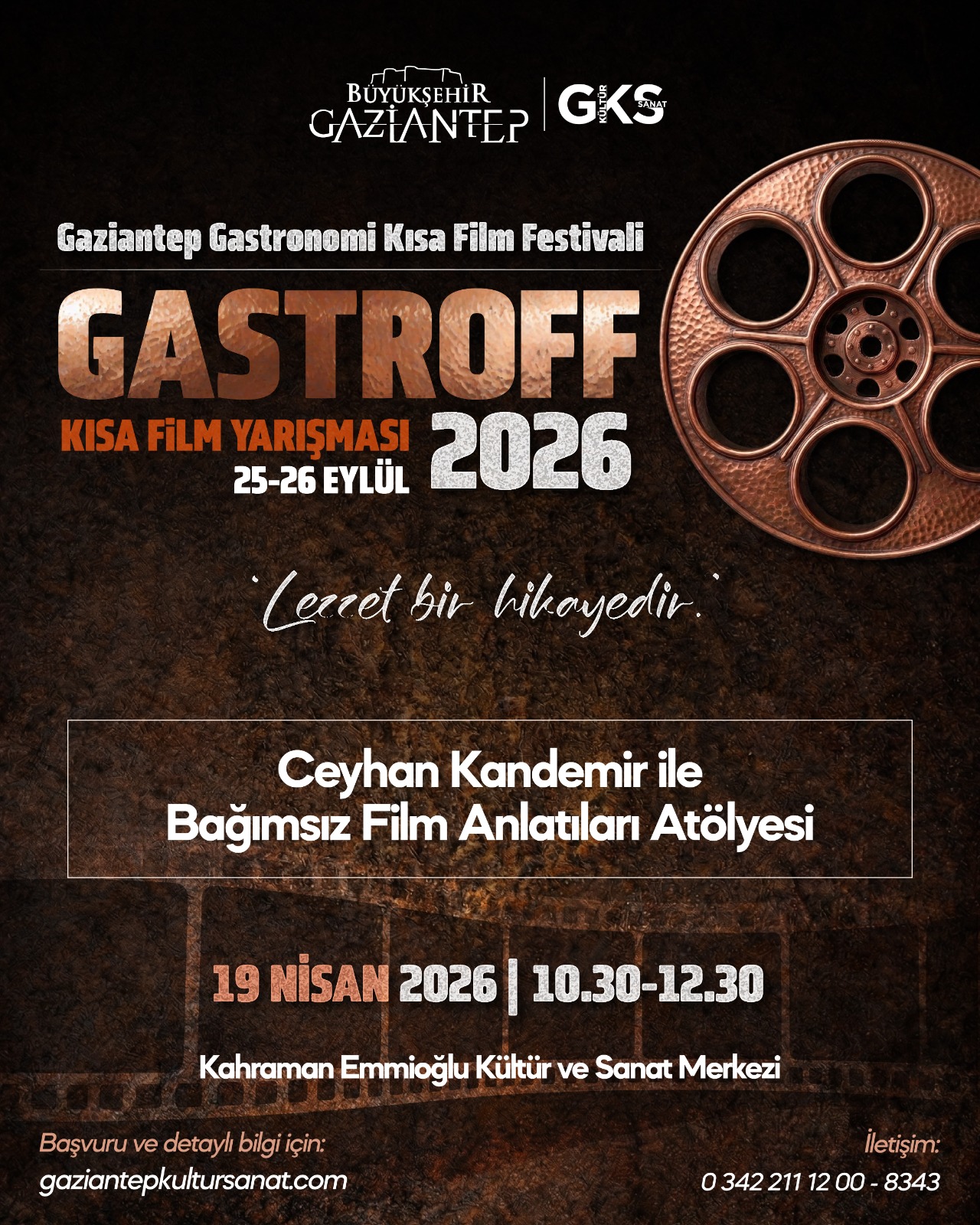 🎬 GASTROFF 2026 – Bağımsız Film Anlatıları Atölyesi